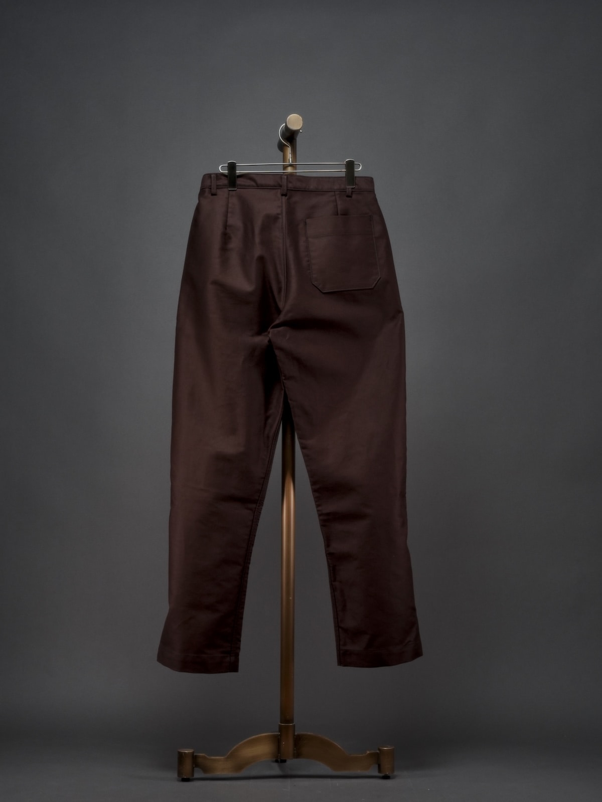 FRENCH WORKER PANT／BROWN MOLESKIN
