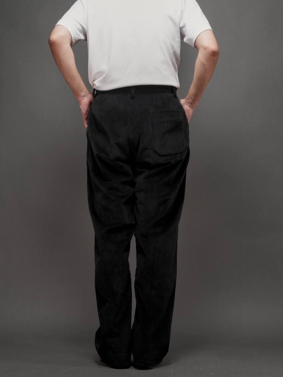 FRENCH WORKER PANT／BLACK CORDUROY