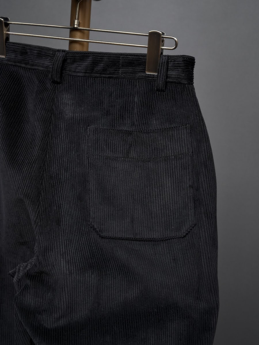 FRENCH WORKER PANT／BLACK CORDUROY
