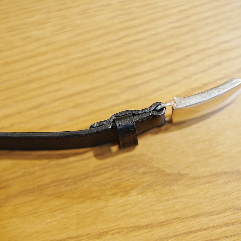 Box Slide Buckle Steerhide / BLK