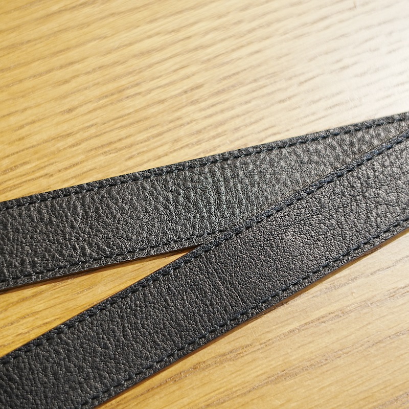 Box Slide Buckle Steerhide / BLK