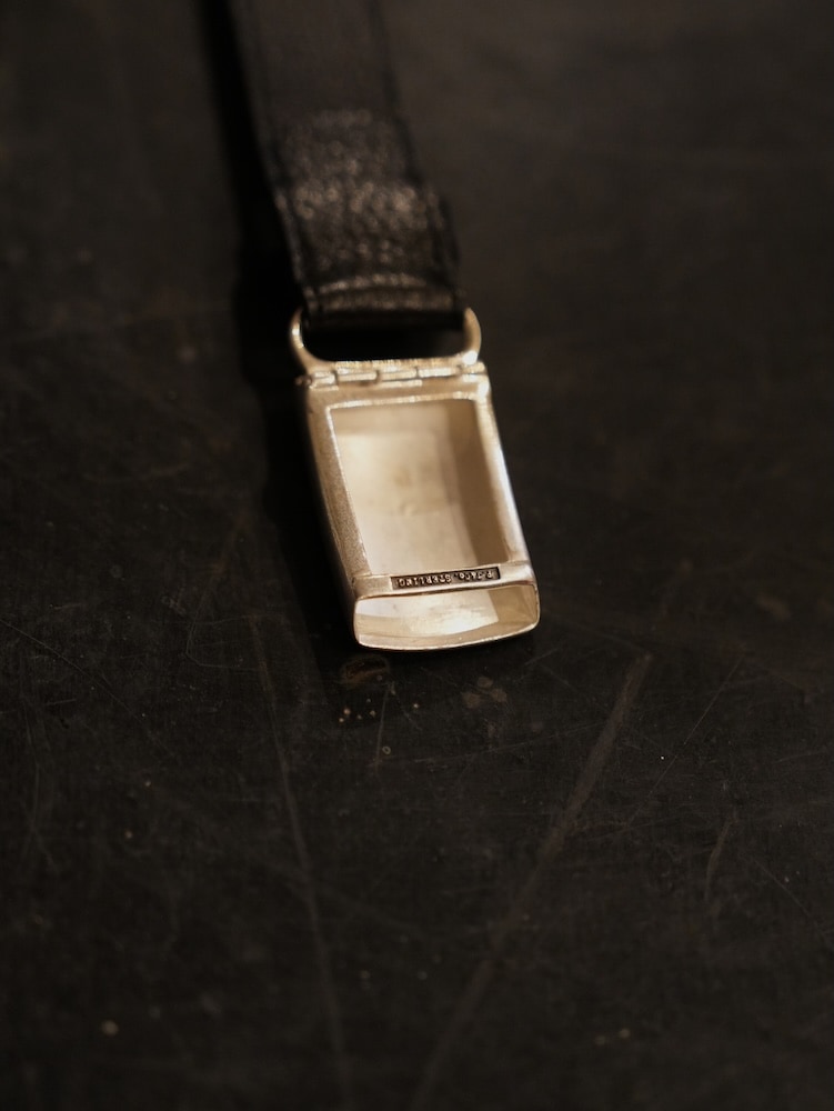 Box Slide Buckle Steerhide / BLK