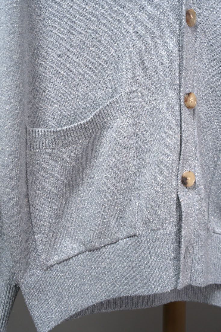 REVIVAL SILK V NECK CARDIGAN