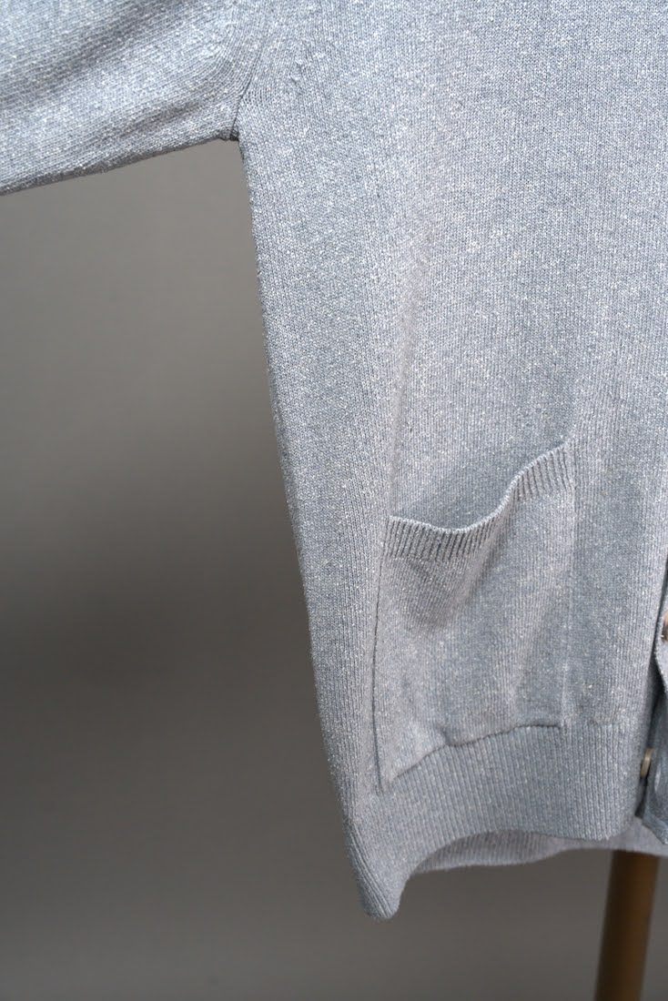 REVIVAL SILK V NECK CARDIGAN