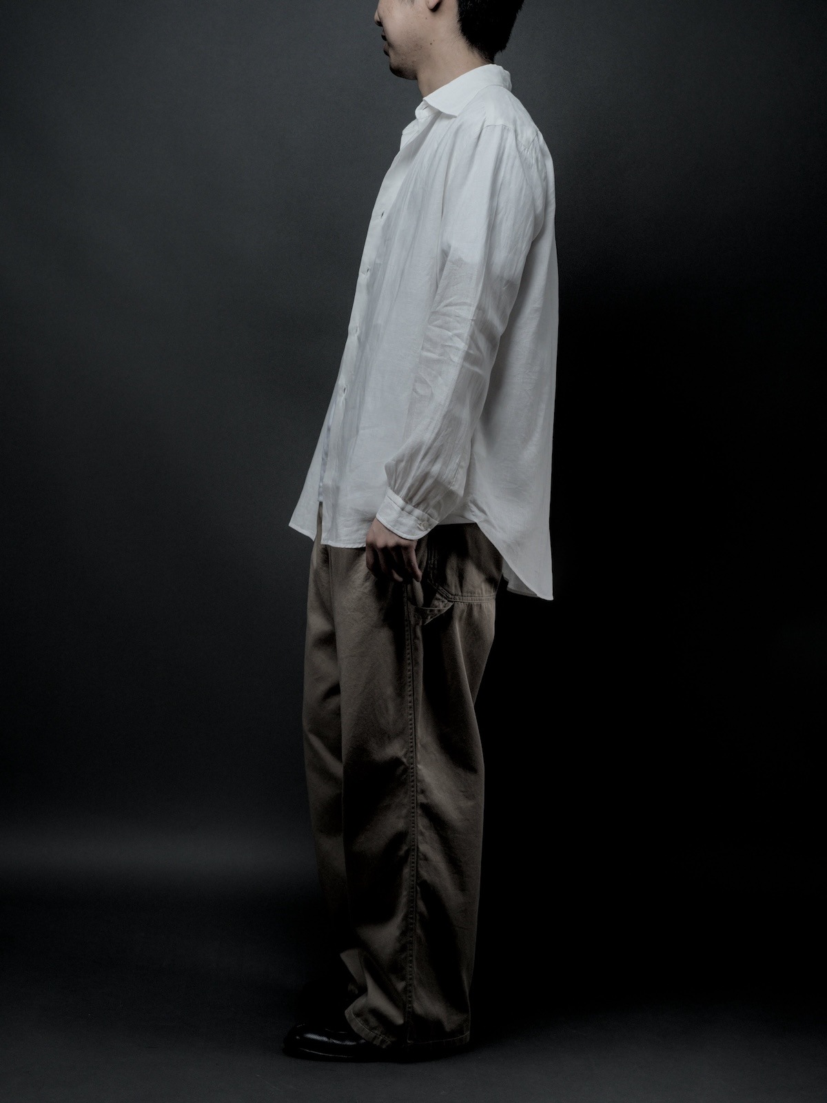 Windsor wide collar shirt Hand-sewn 