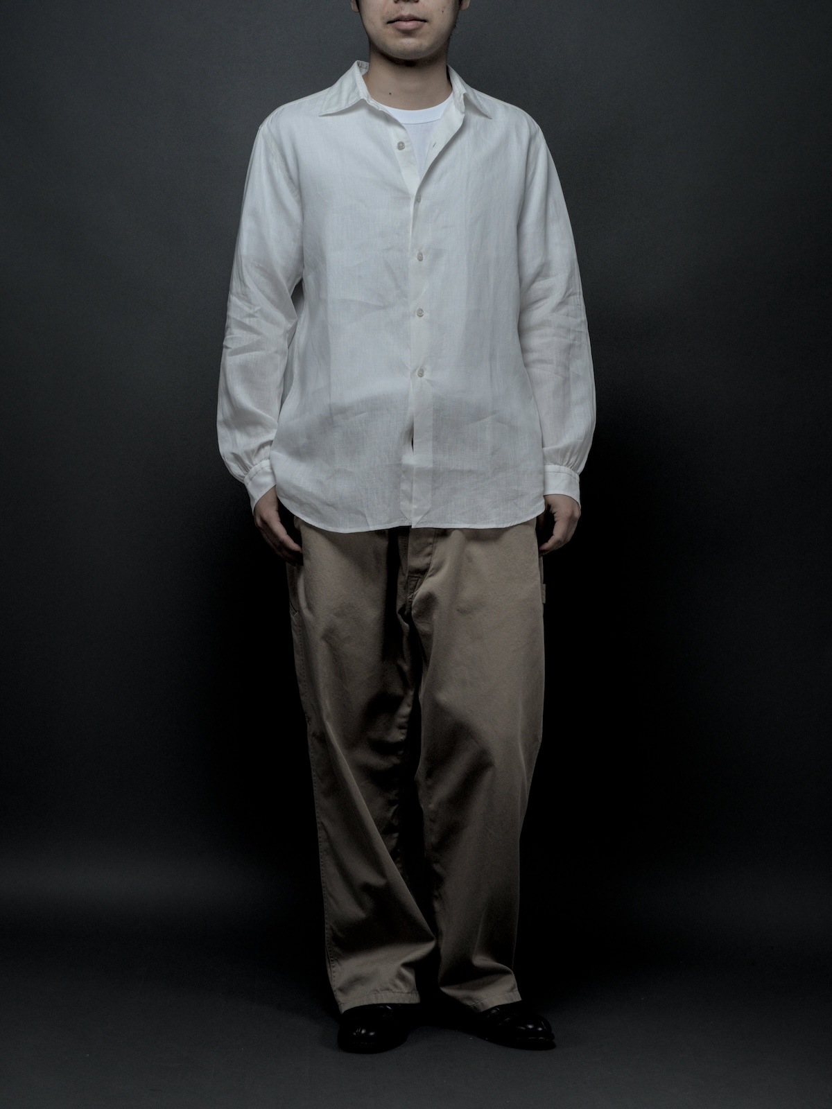 Windsor wide collar shirt Hand-sewn 