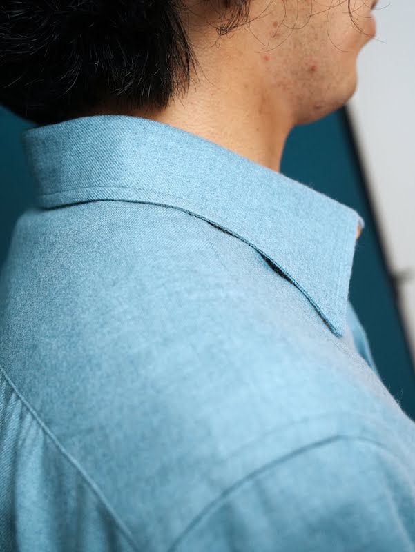 Windsor wide collar shirt (Chemise flannel)