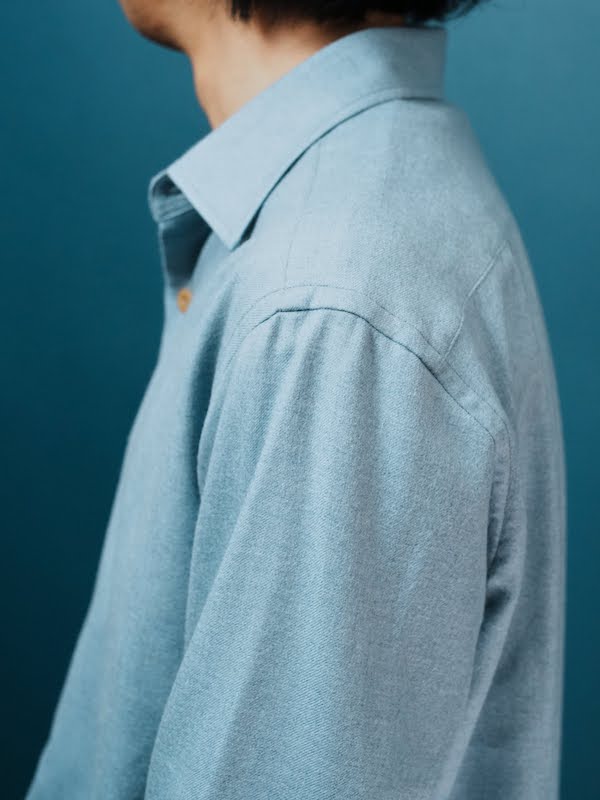 Windsor wide collar shirt (Chemise flannel)