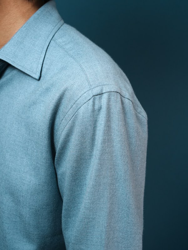 Windsor wide collar shirt (Chemise flannel)