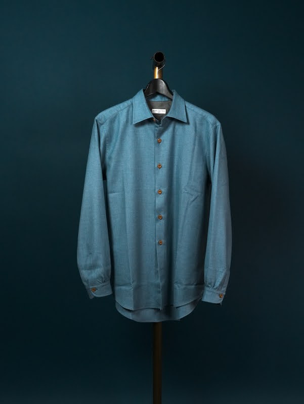 Windsor wide collar shirt (Chemise flannel)