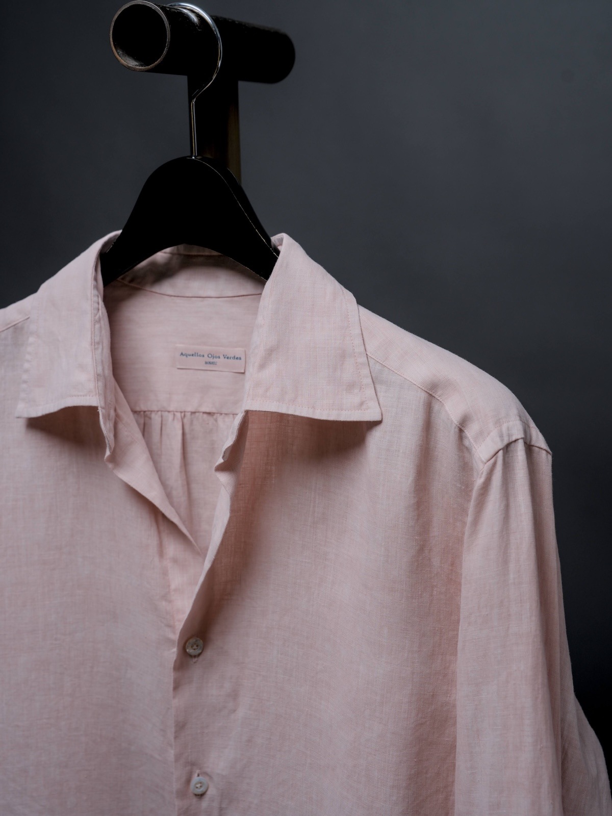 Windsor wide collar shirt bengala  dye 