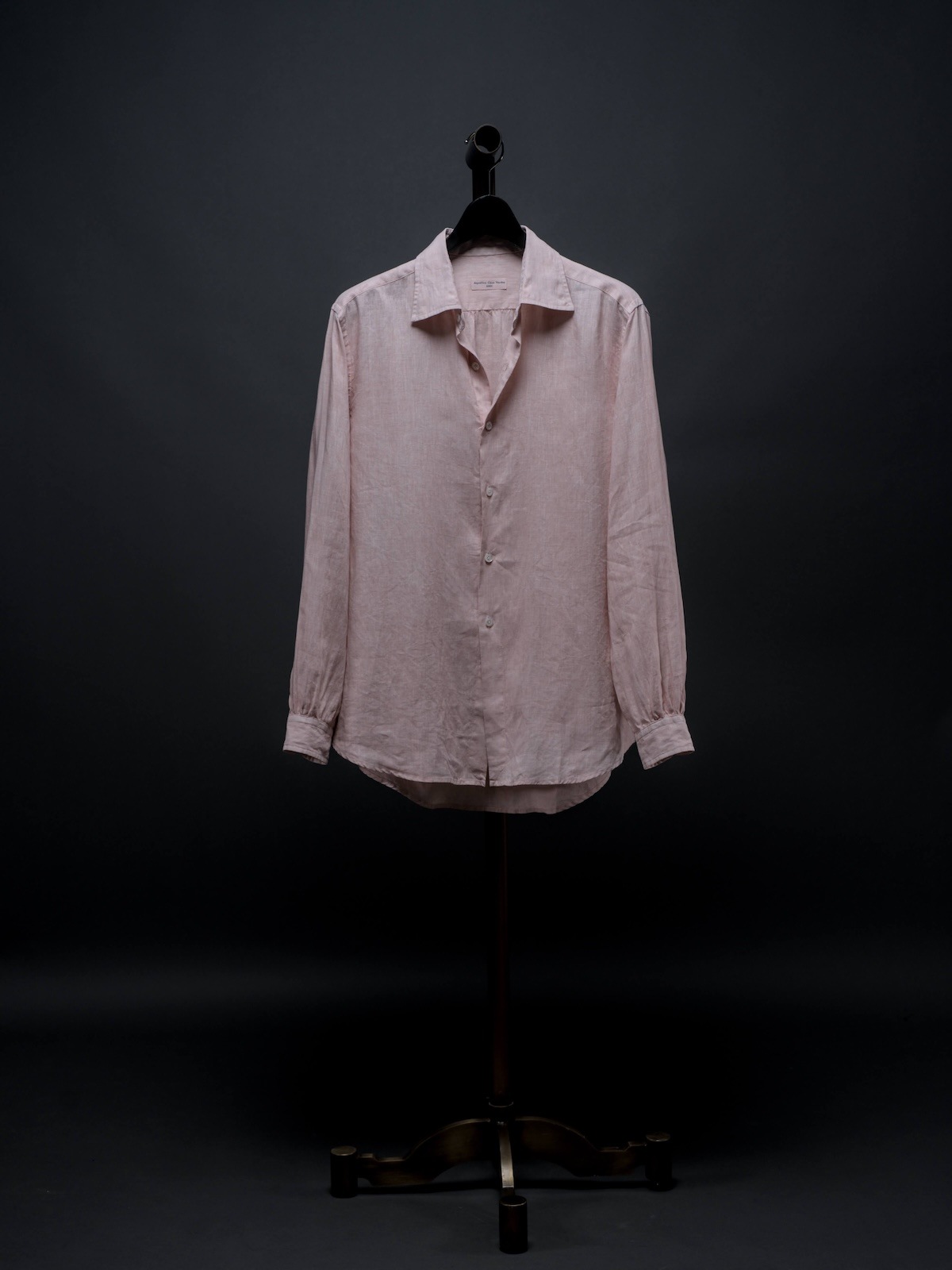 Windsor wide collar shirt bengala  dye 