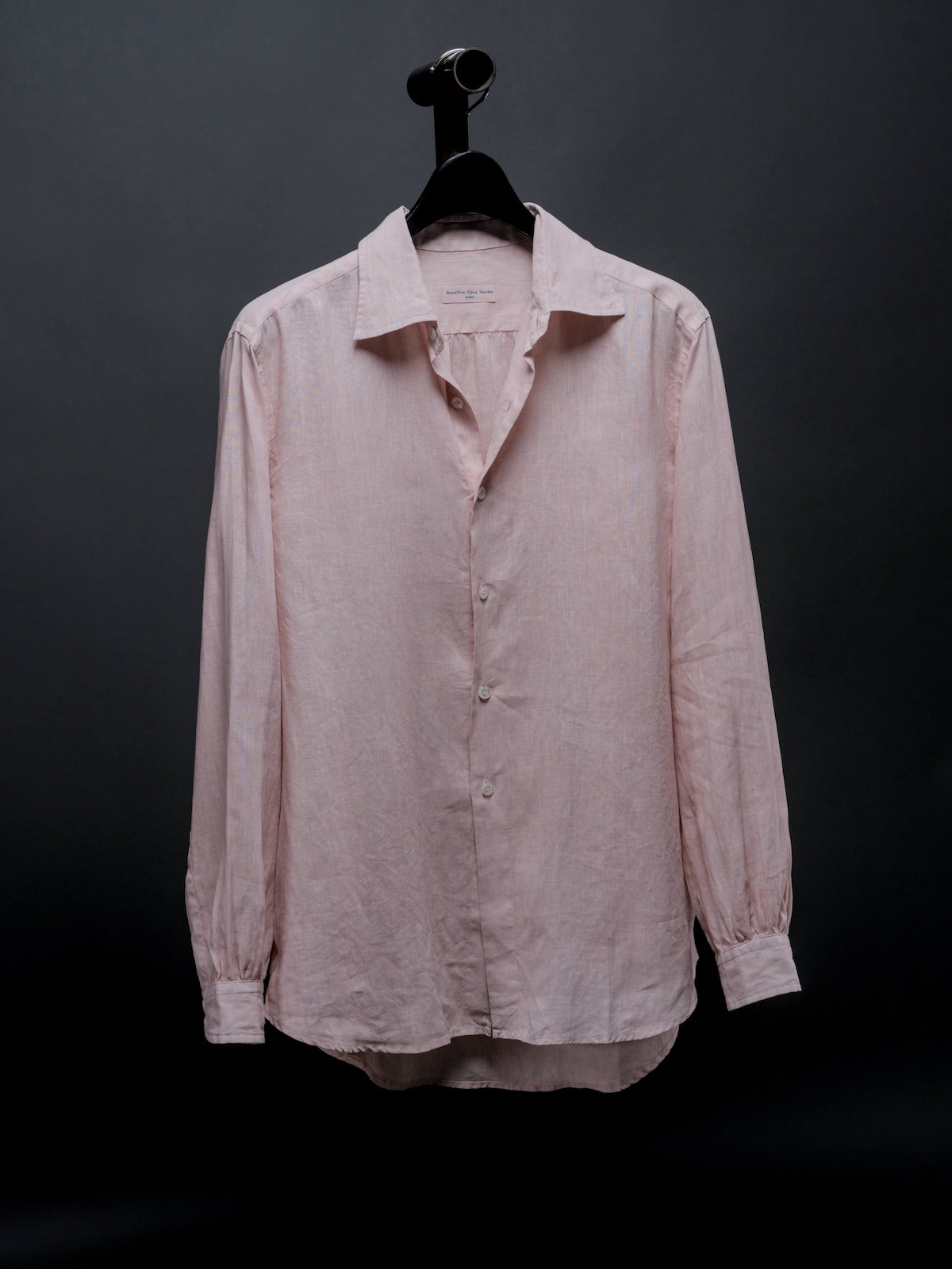 Windsor wide collar shirt bengala  dye 