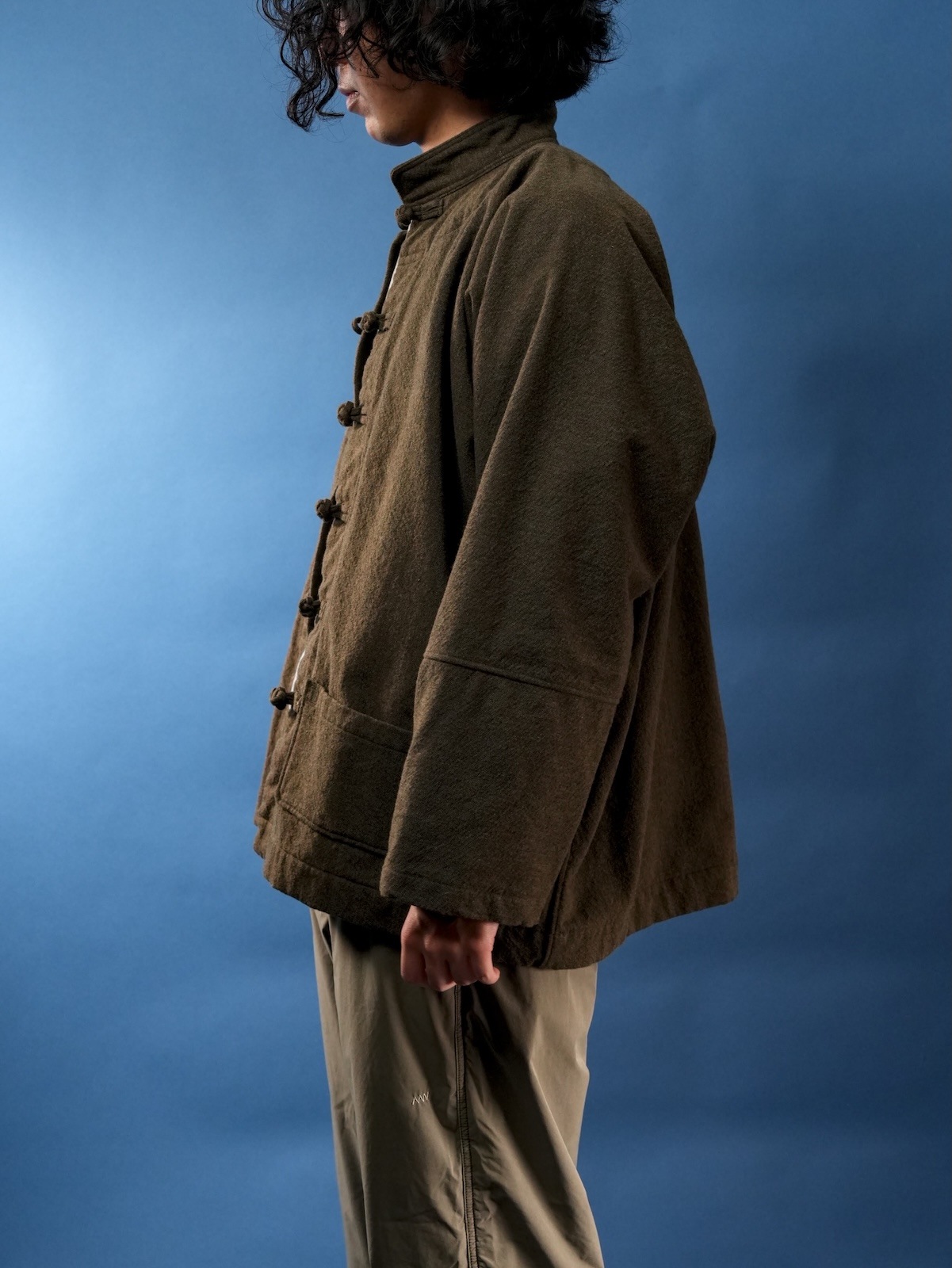 China Blouson for CATHEDRAL(Wool Linen)