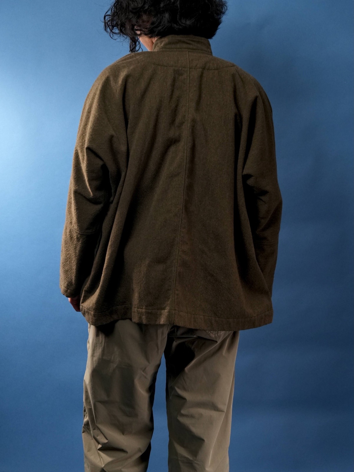 China Blouson for CATHEDRAL(Wool Linen)