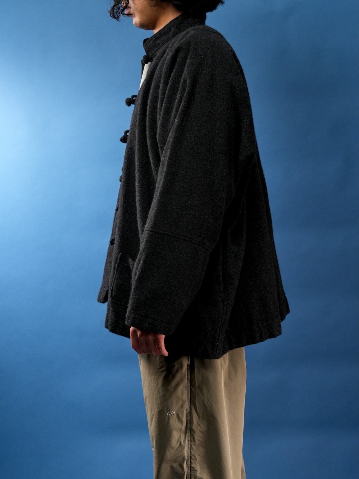 China Blouson for CATHEDRAL(Wool Cashmere Linen)