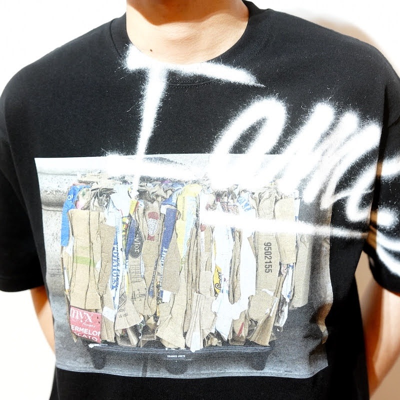 【新品】I am dork トラッシュプリントTシャツ I am dork / Trash Print T-Shirts(White) | PARK