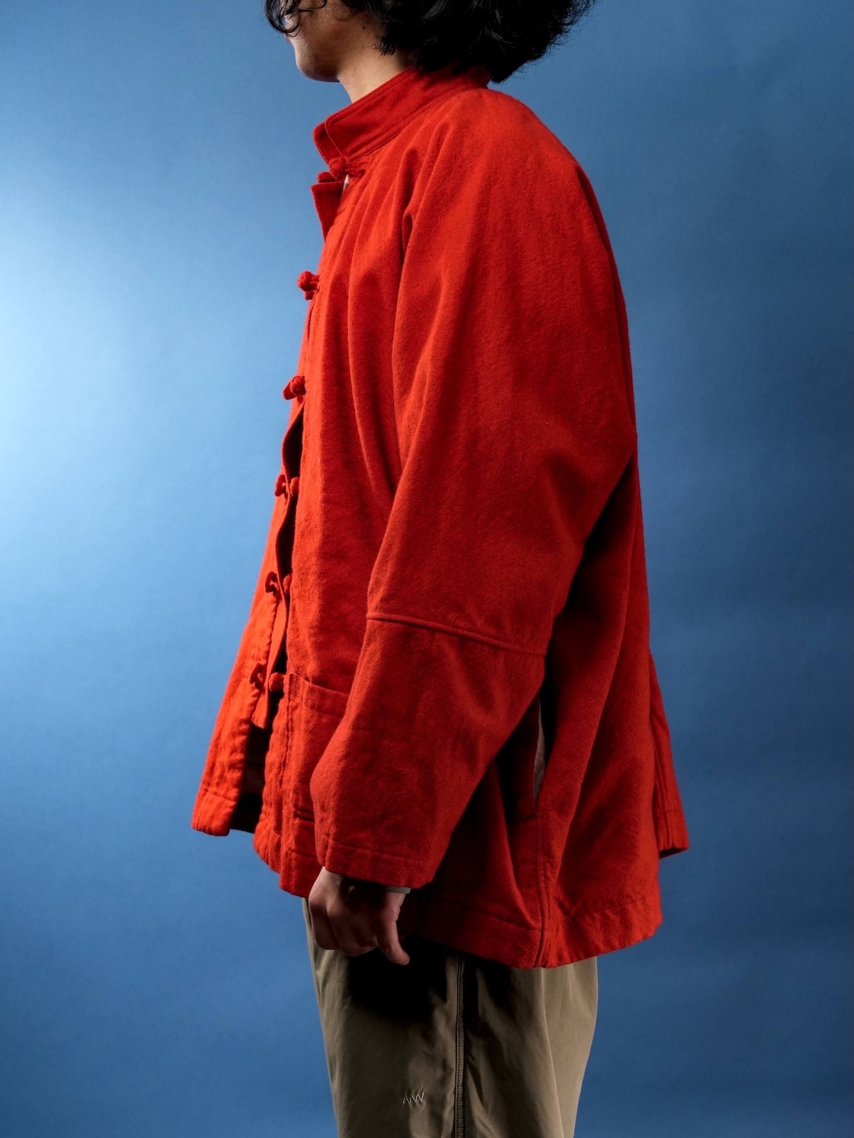 China Blouson for CATHEDRAL(Wool Linen)