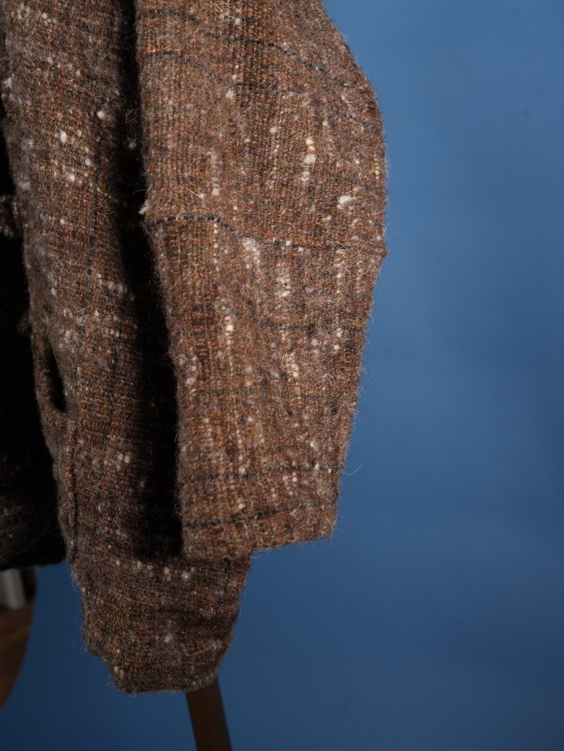 China Blouson for CATHEDRAL(Hand-spun Hand-woven Wool)
