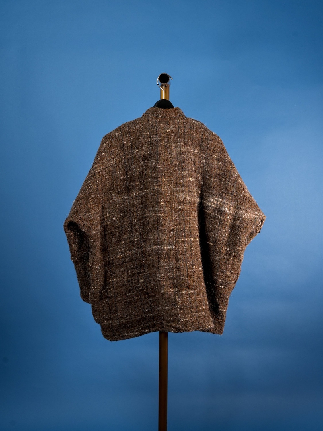 China Blouson for CATHEDRAL(Hand-spun Hand-woven Wool)