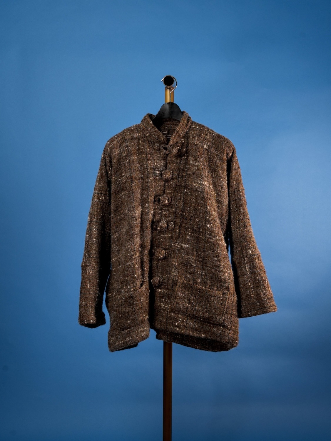 China Blouson for CATHEDRAL(Hand-spun Hand-woven Wool)
