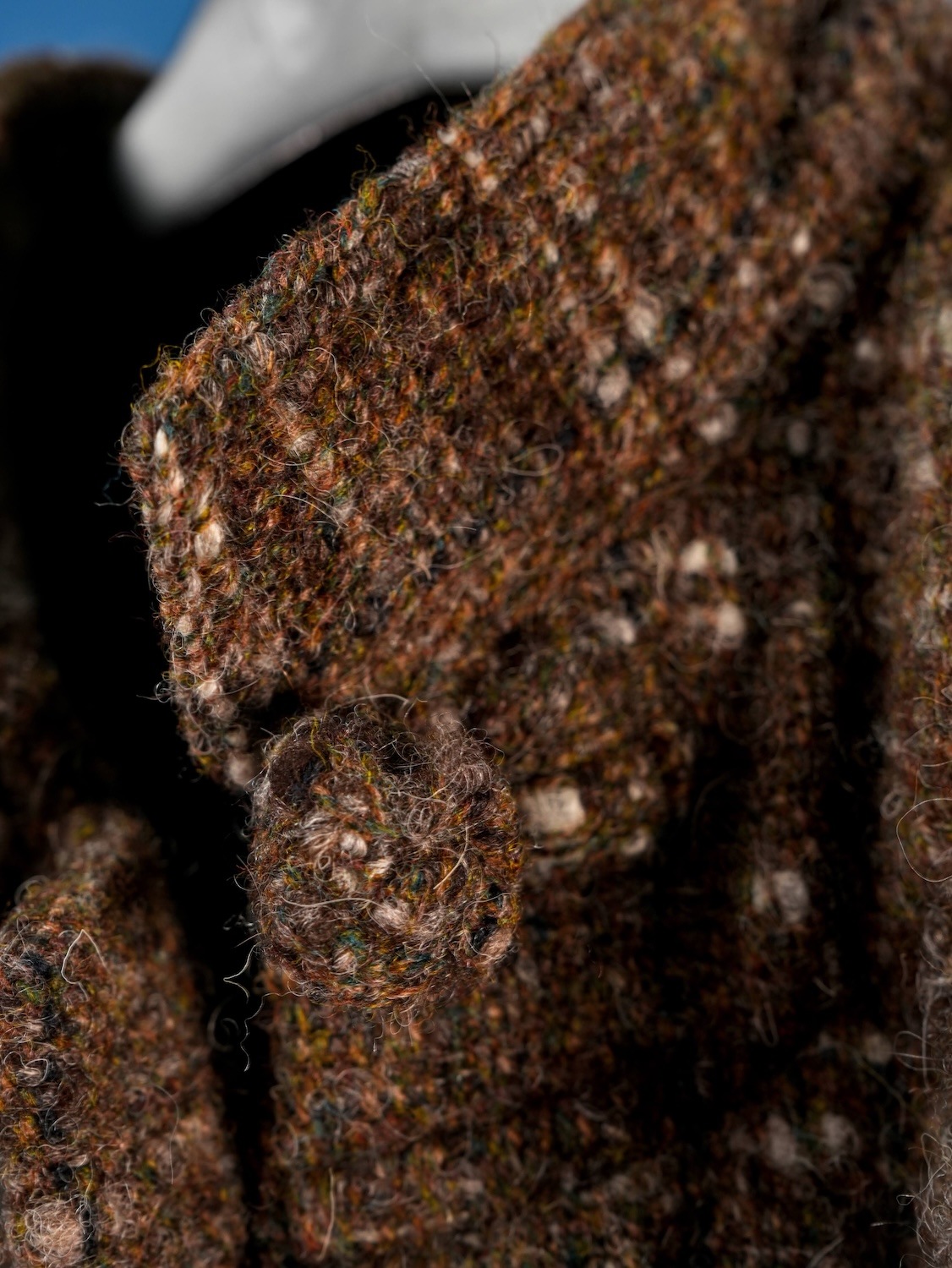 China Blouson for CATHEDRAL(Hand-spun Hand-woven Wool)