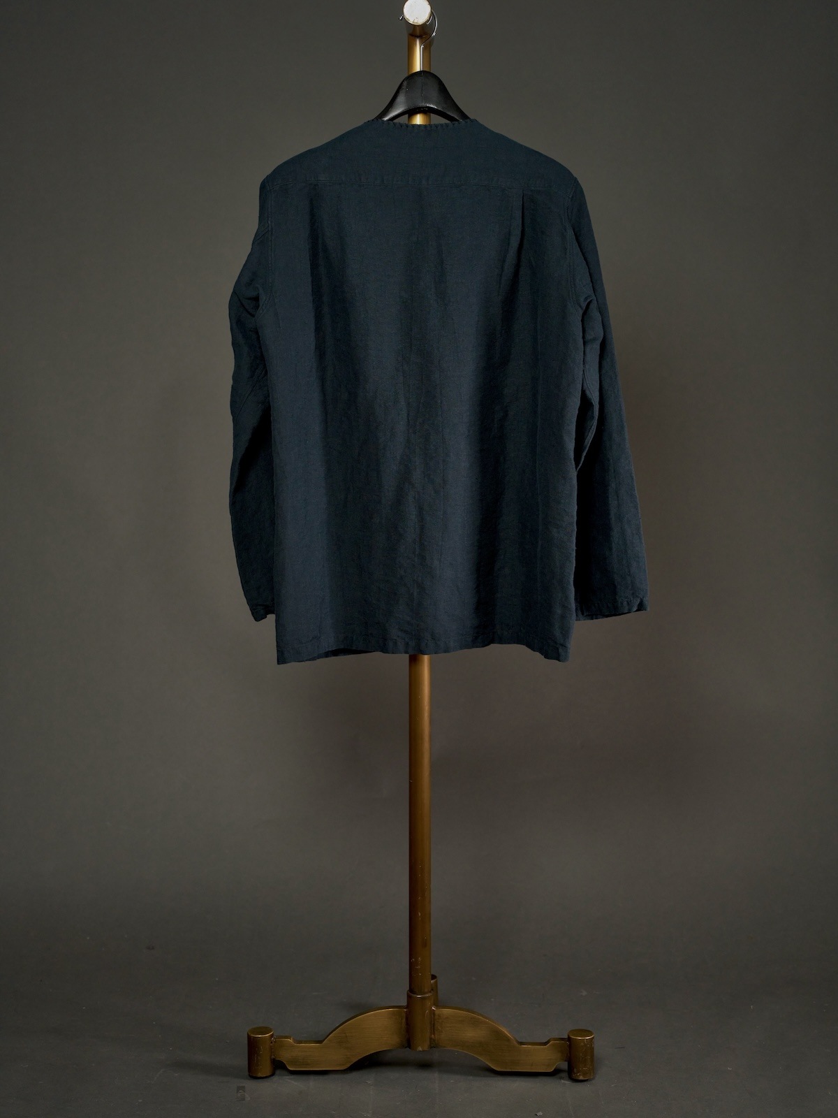 No - collar shirt /High count hemp