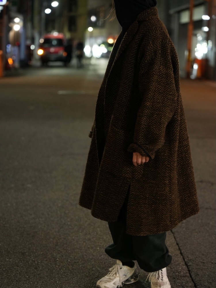 Stole Collar Coat