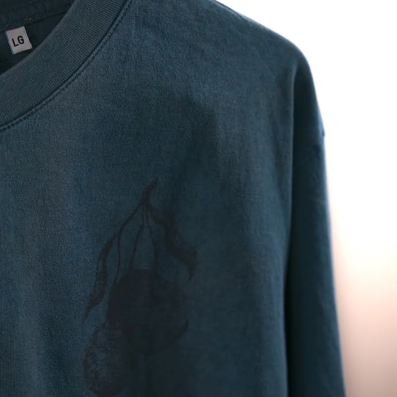 printed long sleeve shirt