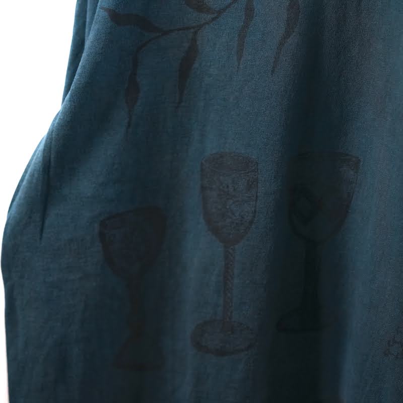 printed long sleeve shirt