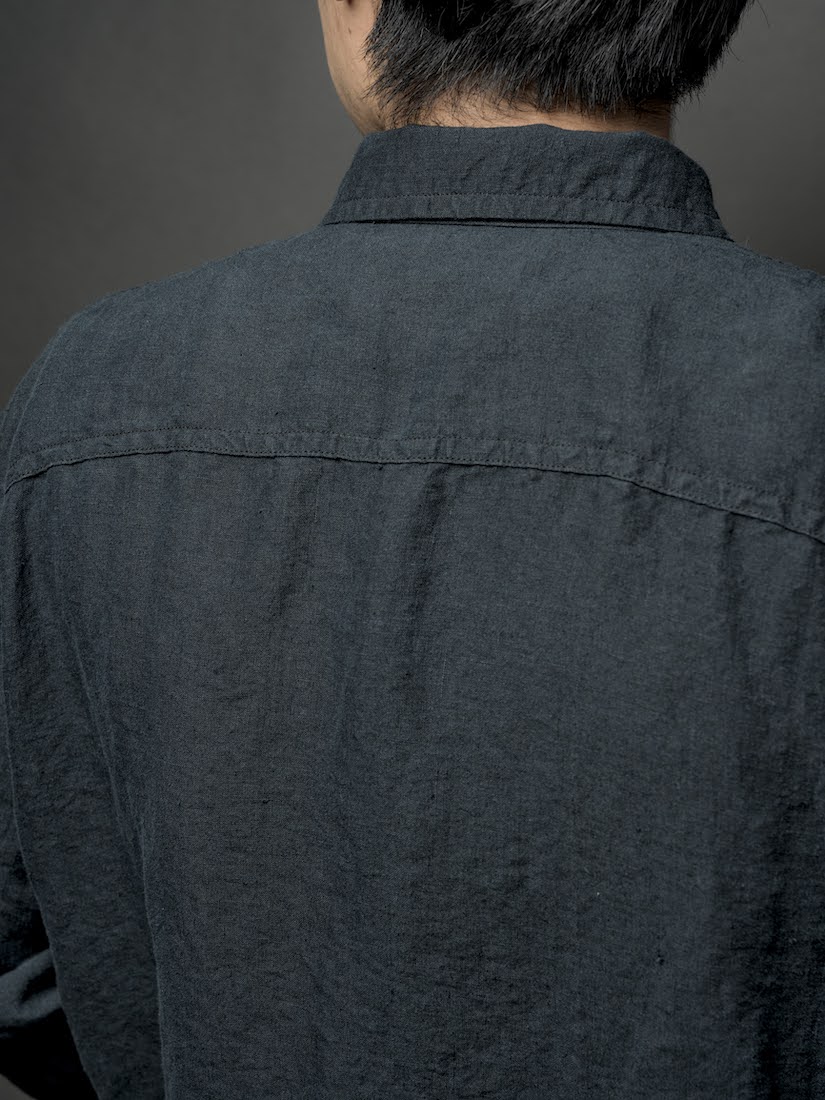 Box blouson /High count hemp