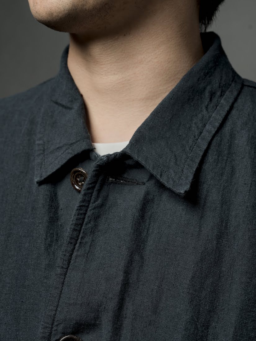 Box blouson /High count hemp