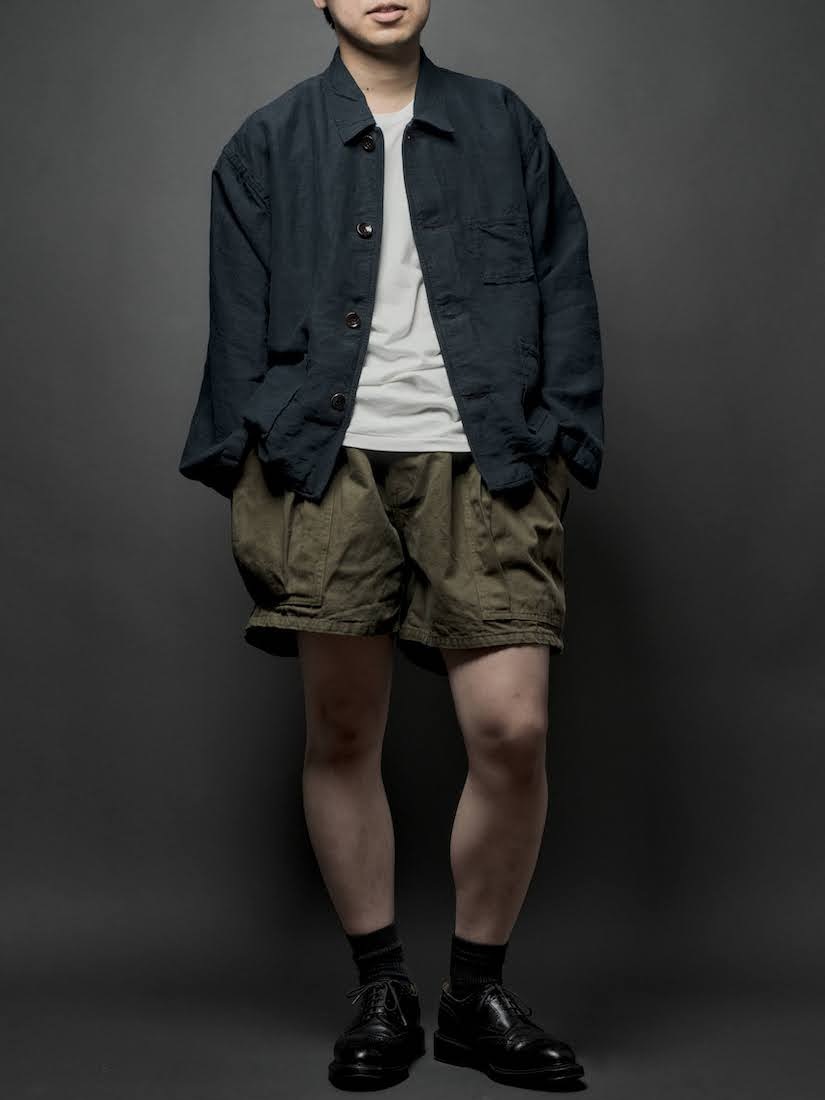 Box blouson /High count hemp