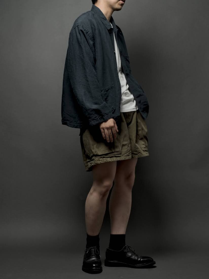 Box blouson /High count hemp