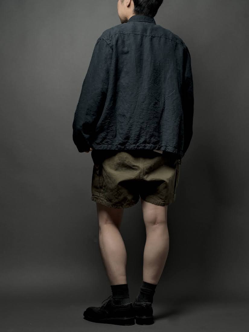 Box blouson /High count hemp