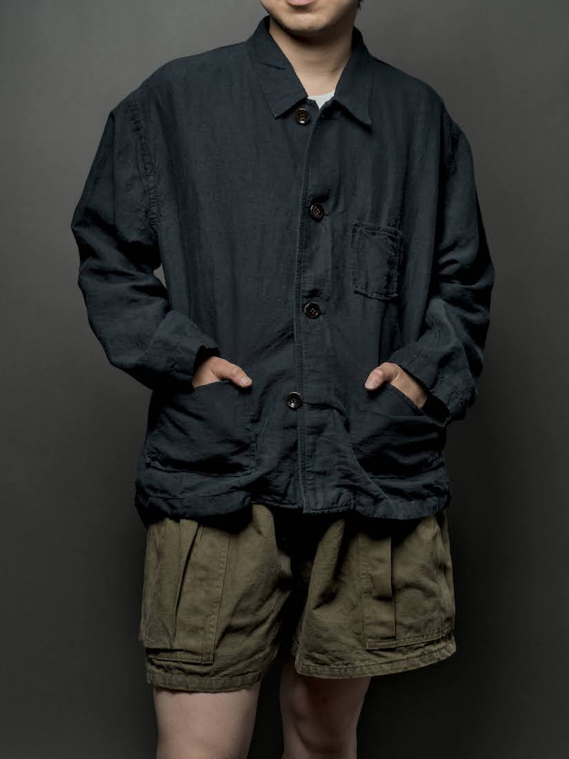 Box blouson /High count hemp