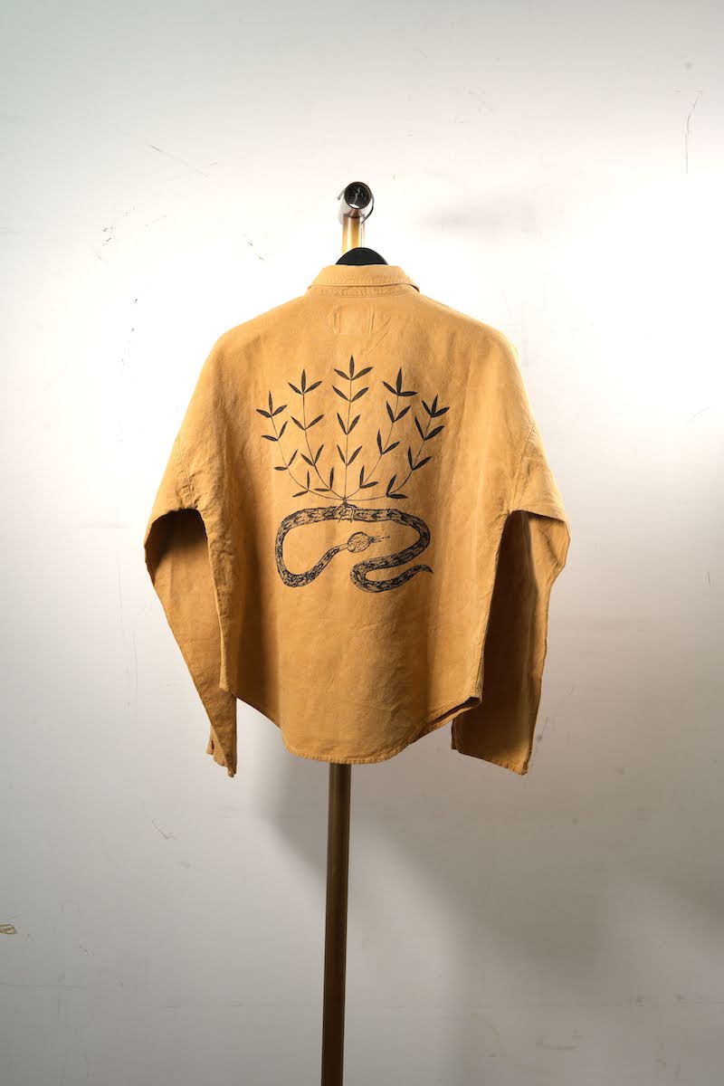 printed eddie overshirt