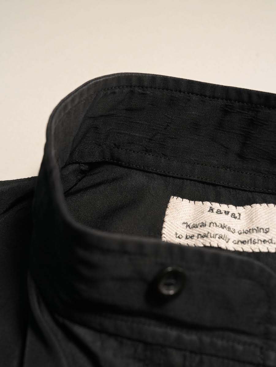 Field vest(Silk twill)