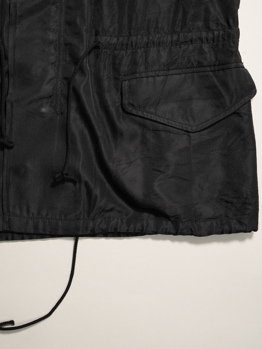 Field vest(Silk twill)