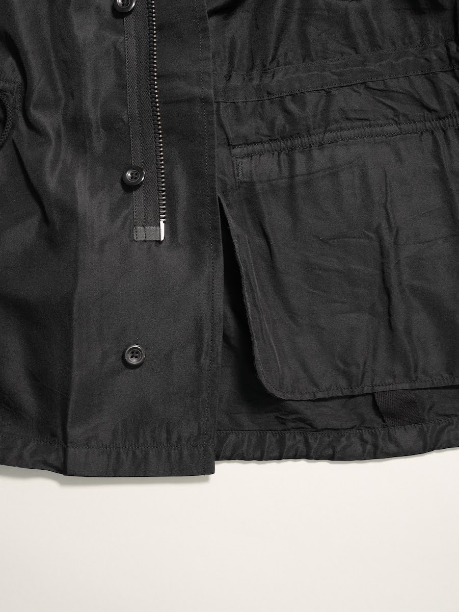 Field vest(Silk twill)