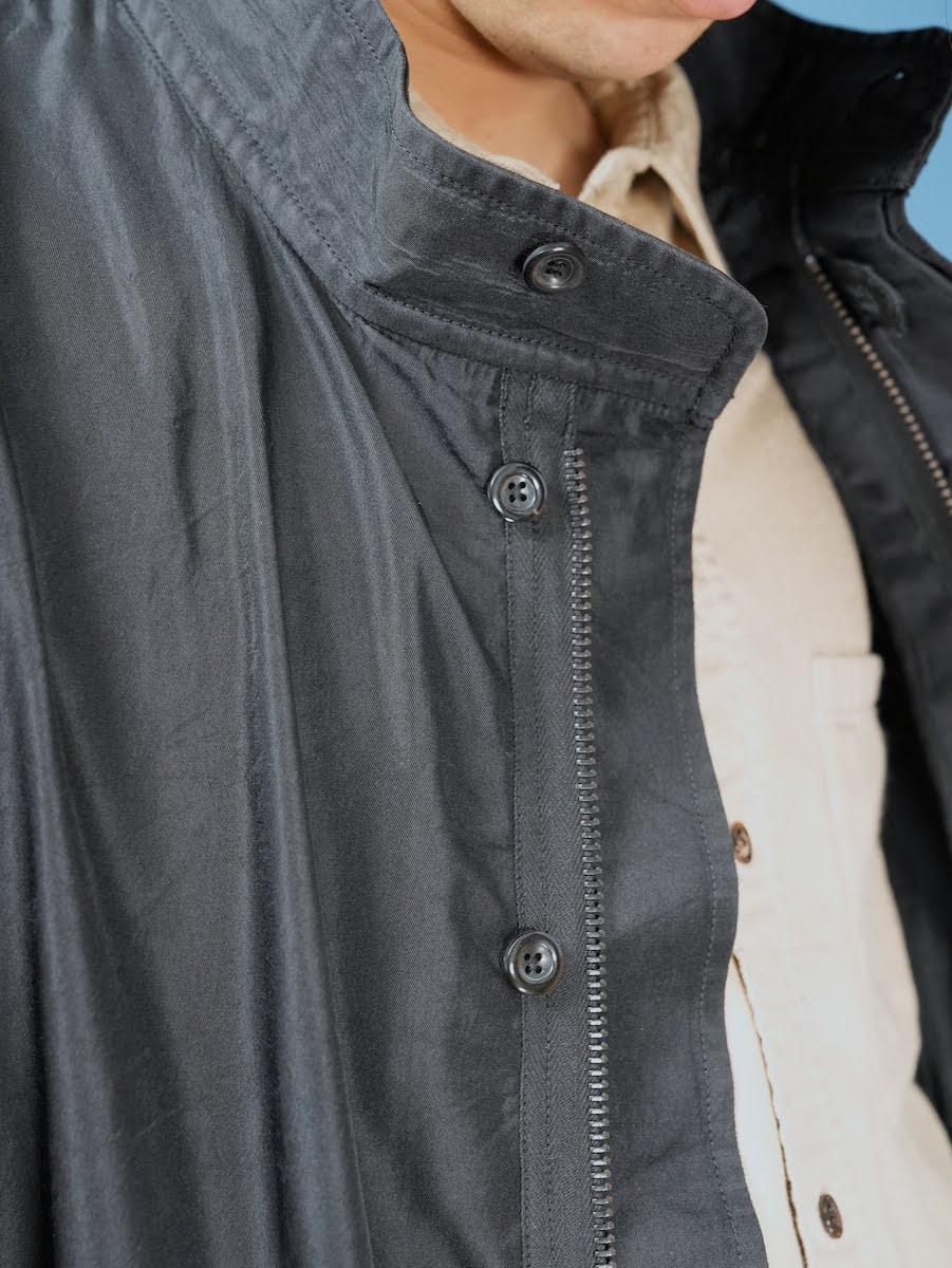 Field vest(Silk twill)