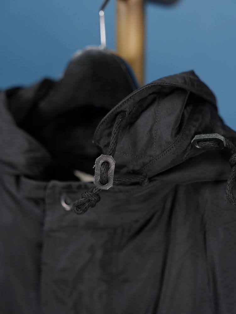 Fish tail long coat with liner(Silk twill)