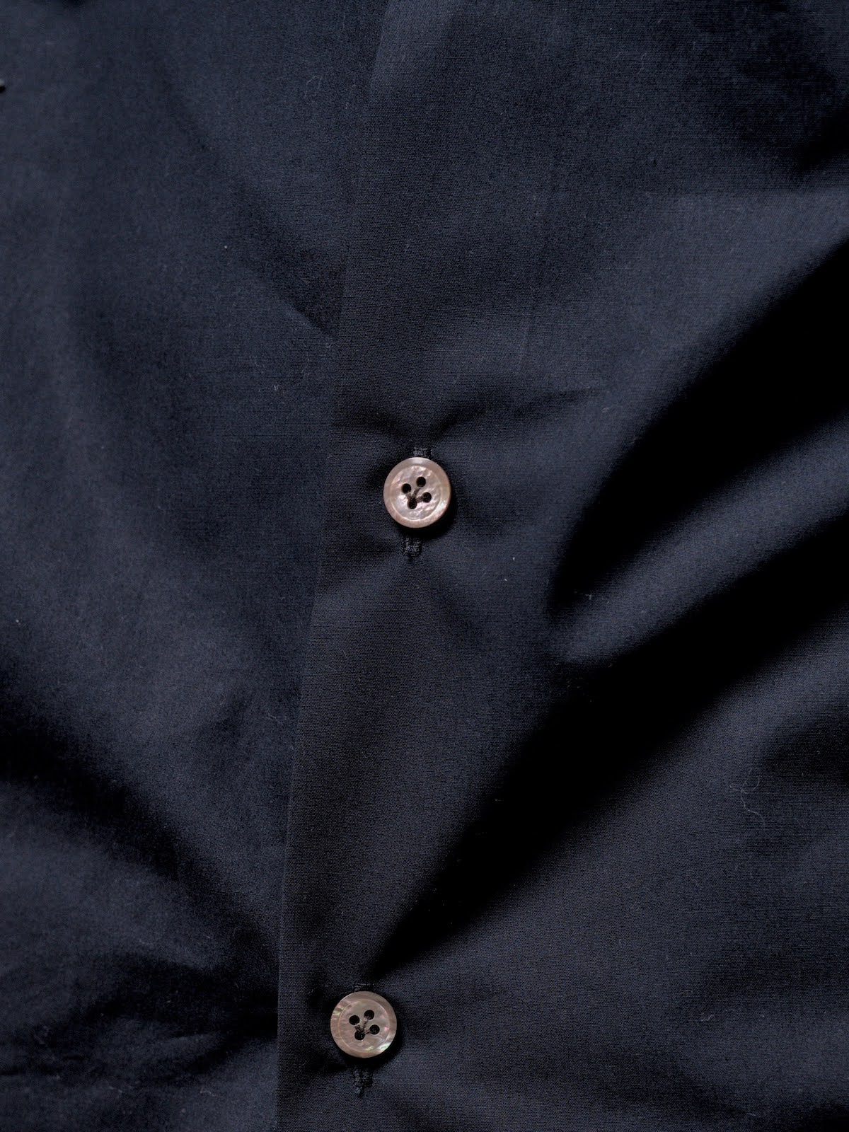 Windsor wide collar shirt (NAVY) for CATHEDRAL