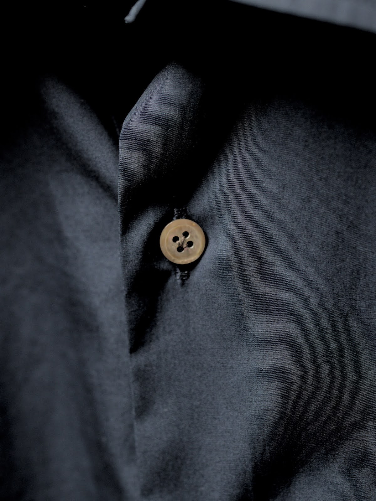 Windsor wide collar shirt (NAVY) for CATHEDRAL