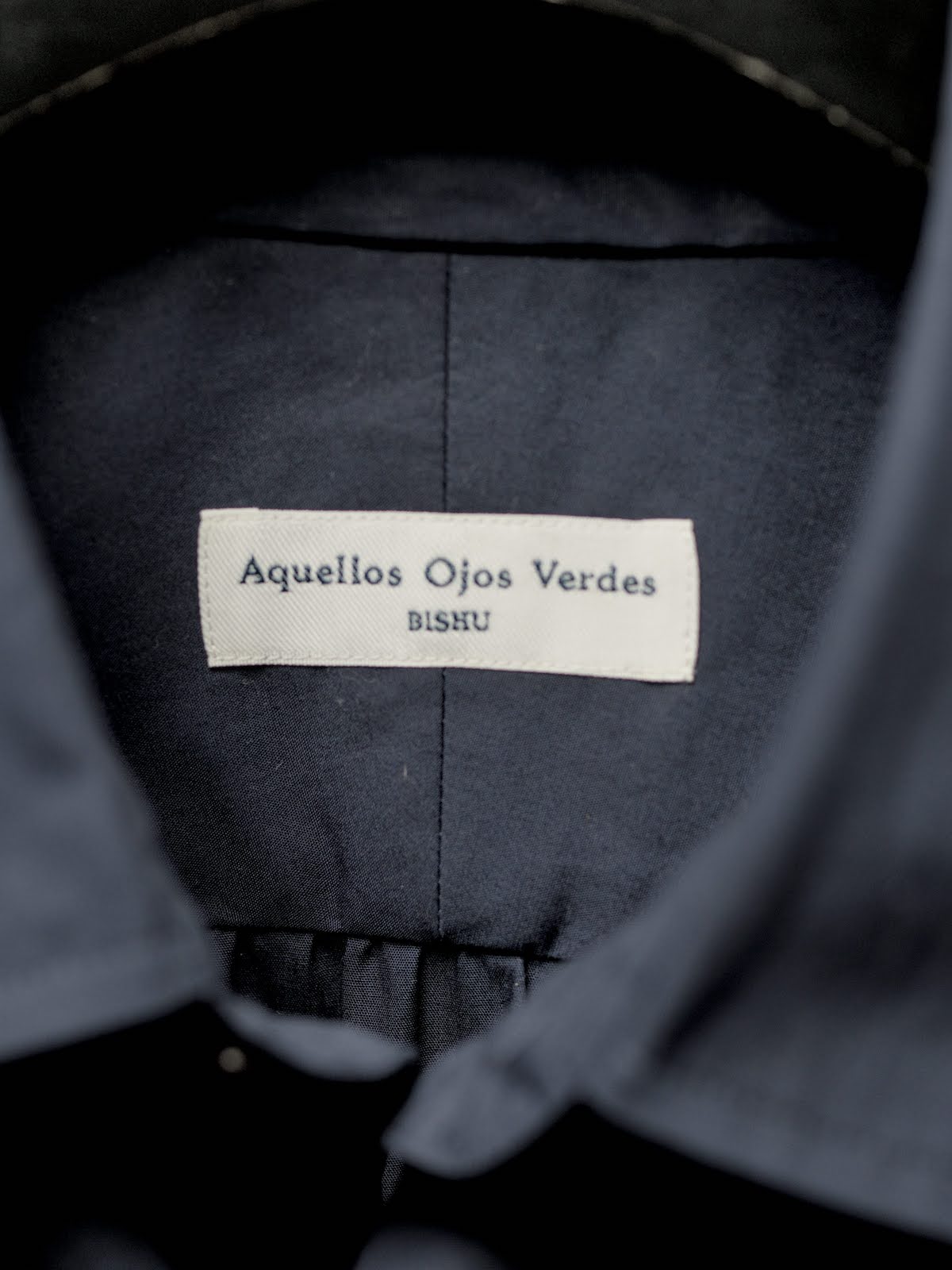 Windsor wide collar shirt (NAVY) for CATHEDRAL