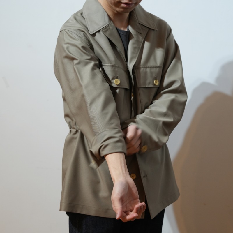 VERNON-D / ANTIQUE WOOL GABARDINE