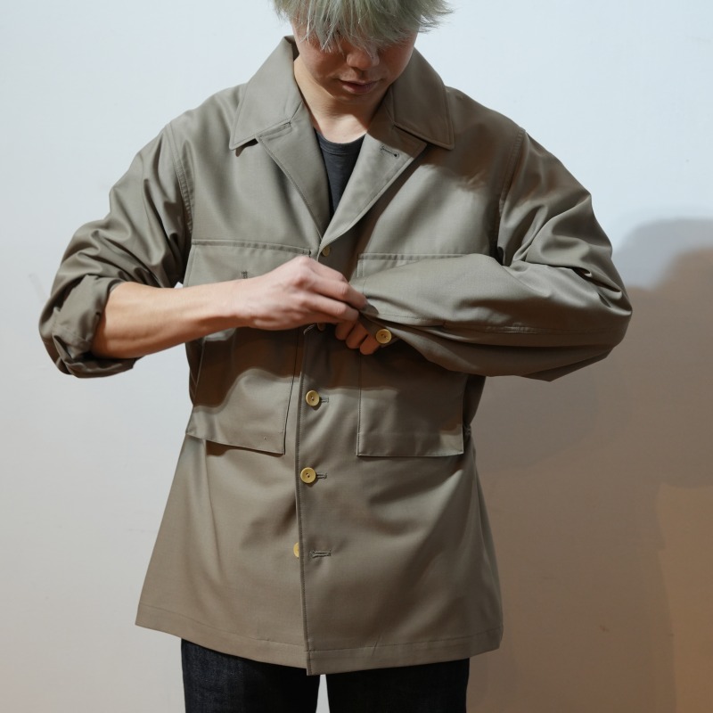 VERNON-D / ANTIQUE WOOL GABARDINE