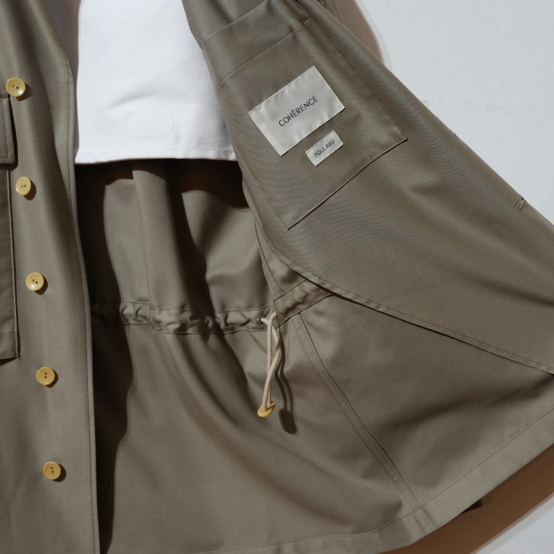VERNON-D / ANTIQUE WOOL GABARDINE