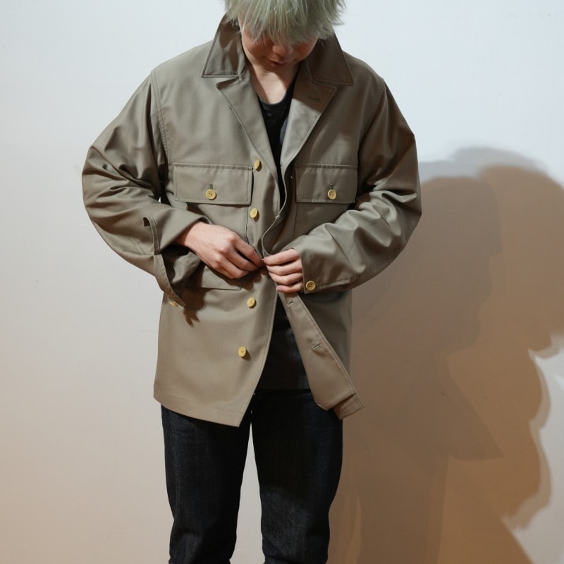 VERNON-D / ANTIQUE WOOL GABARDINE