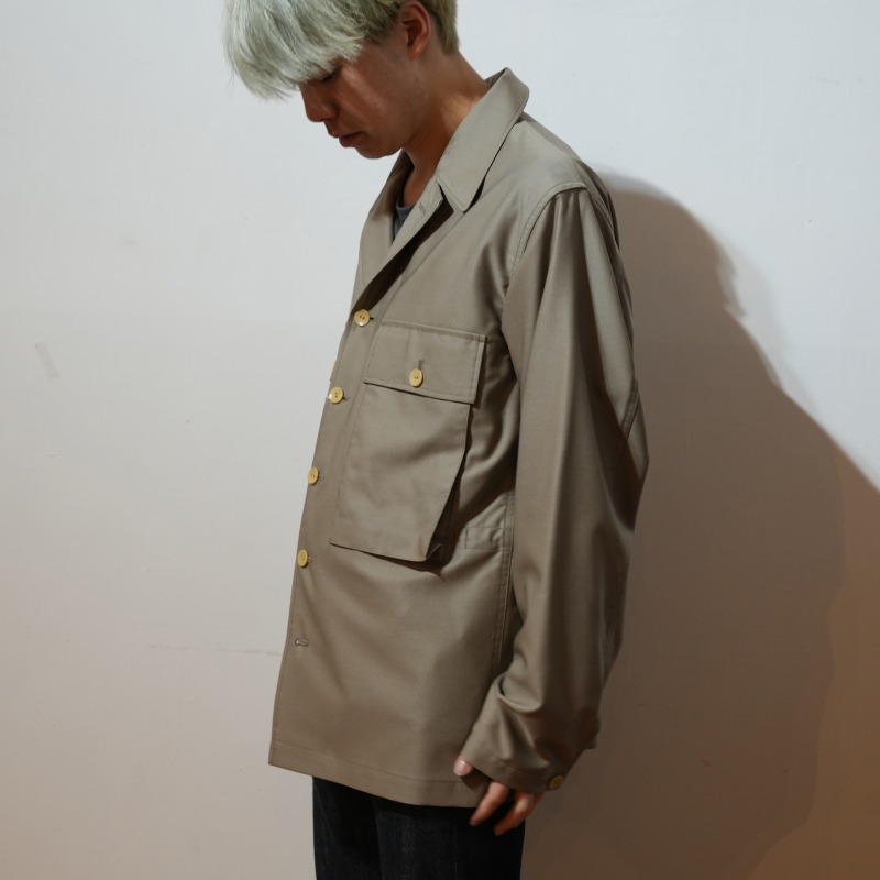 VERNON-D / ANTIQUE WOOL GABARDINE